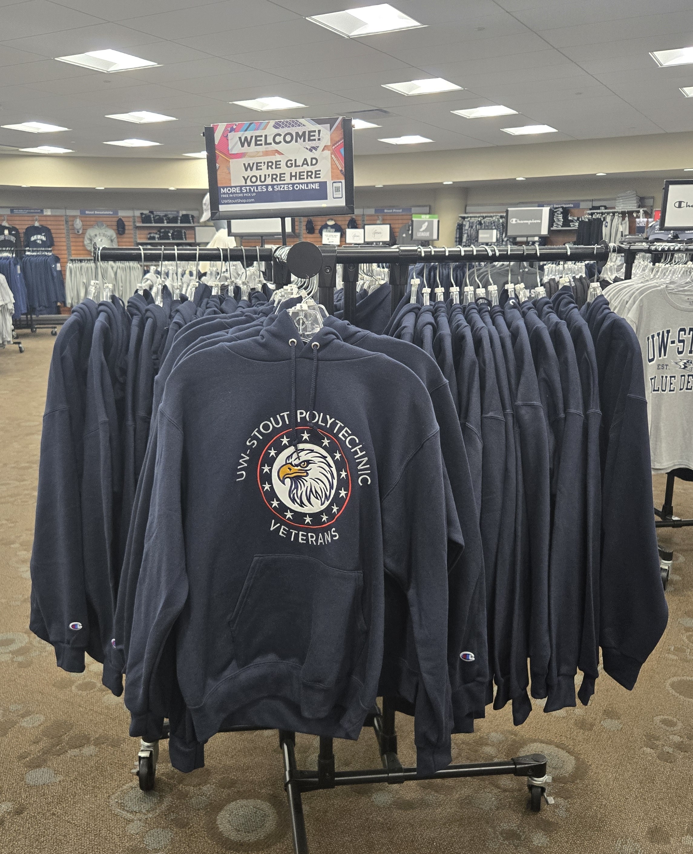 UW-Stout Veteran Hoodies