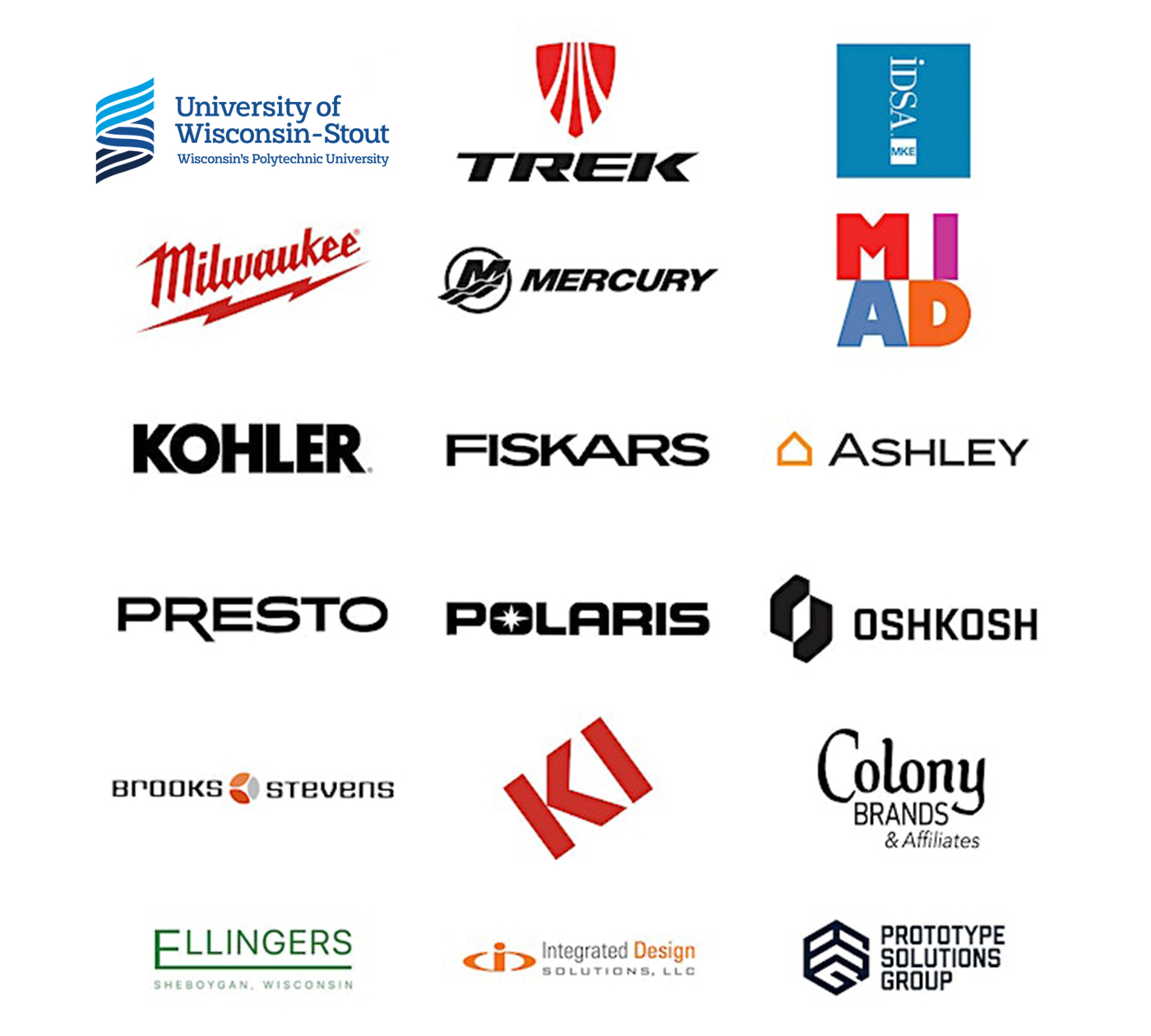 Design Wisconsin participating brands