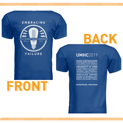 Limited Edition Conference T-Shirt designed by Honors College senior Emily Wyland