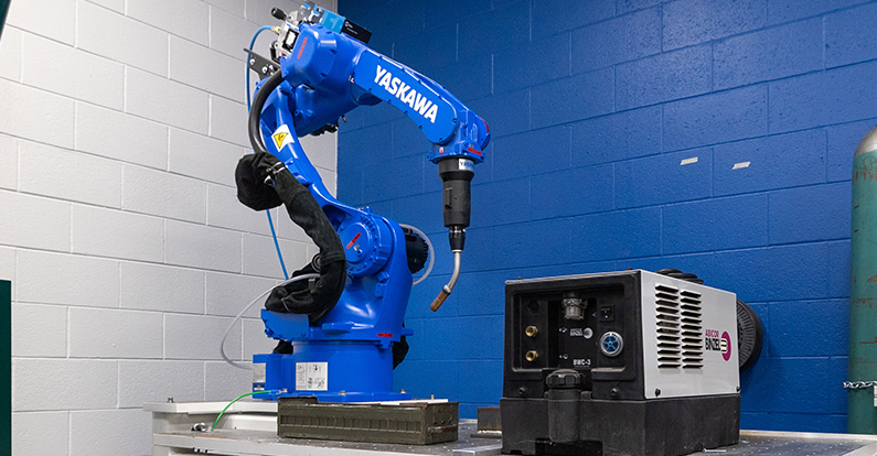 Yaskawa Welding Robot in the Robotics Lab at UW-Stout