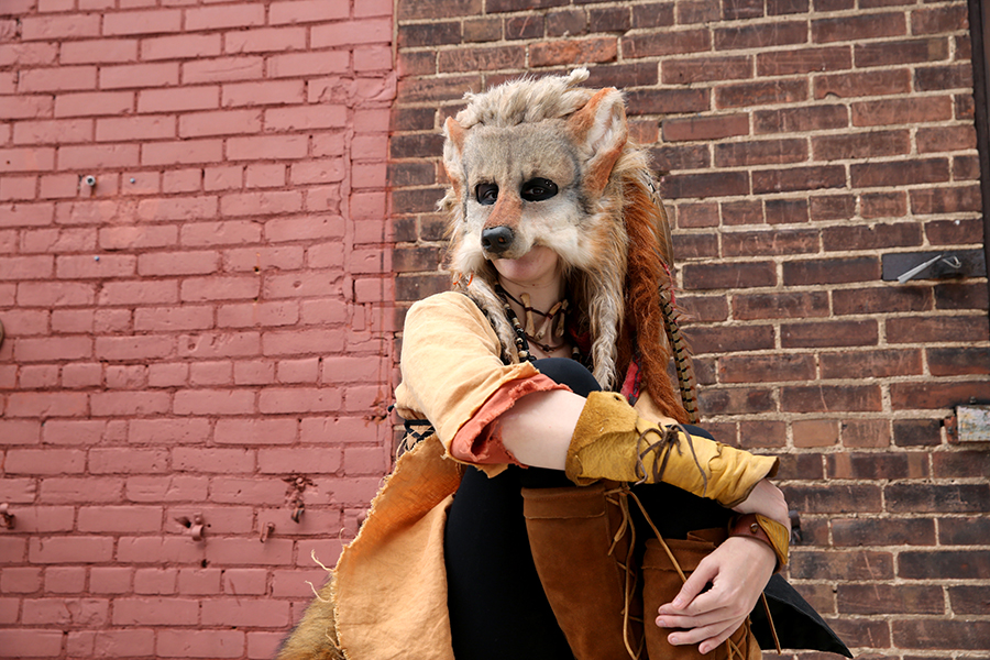 One of Dillhunt’s designs, a woodland fox, has become a character at the Renaissance Festival in Shakopee, Minn. that she portrays.