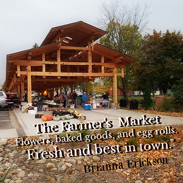 Haikus, three-line poems, were created by a UW-Stout class about the Menomonie Farmer’s Market.