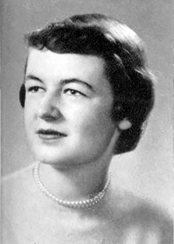 Grace Ostenso in 1954, when she graduated from UW-Stout