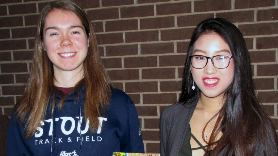 Cookbook project leads Lauren Mickley, left, and Choua Xiong said they learned a great deal from the area farmers interviewed for the cookbook.