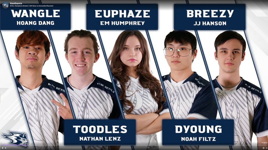 Members of UW-Stout’s Valorant team.
