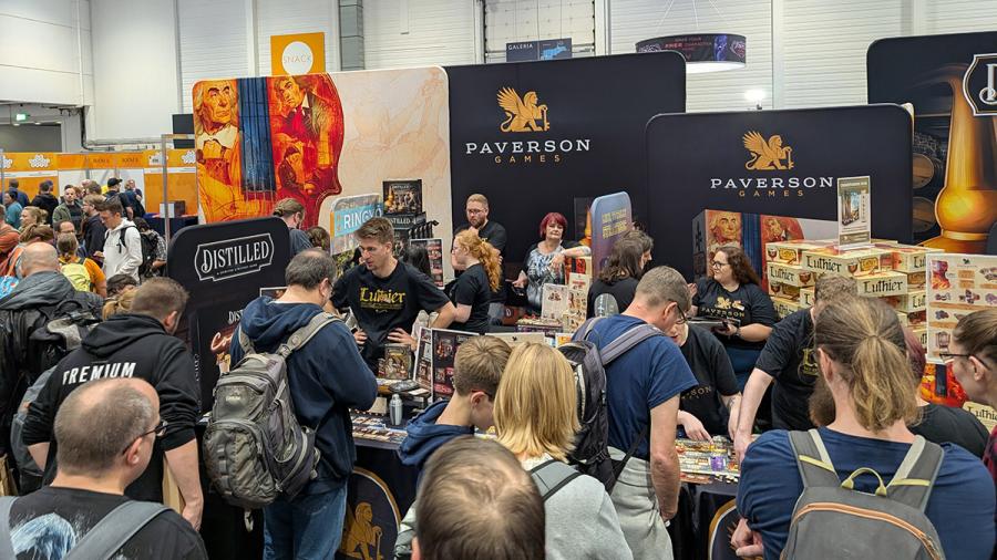 Crowd in convention hall