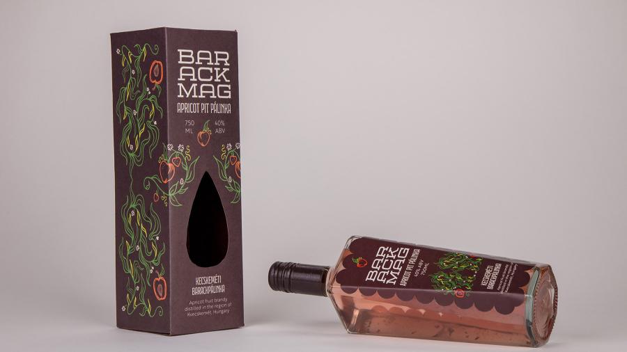 Mockups of bottle and package design