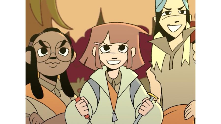 Badge of the Dead animation still of characters Charlie, Mack and Sana 