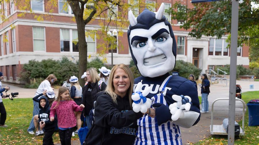 UW-Stout Polytechnic homecoming Clock Tower Party