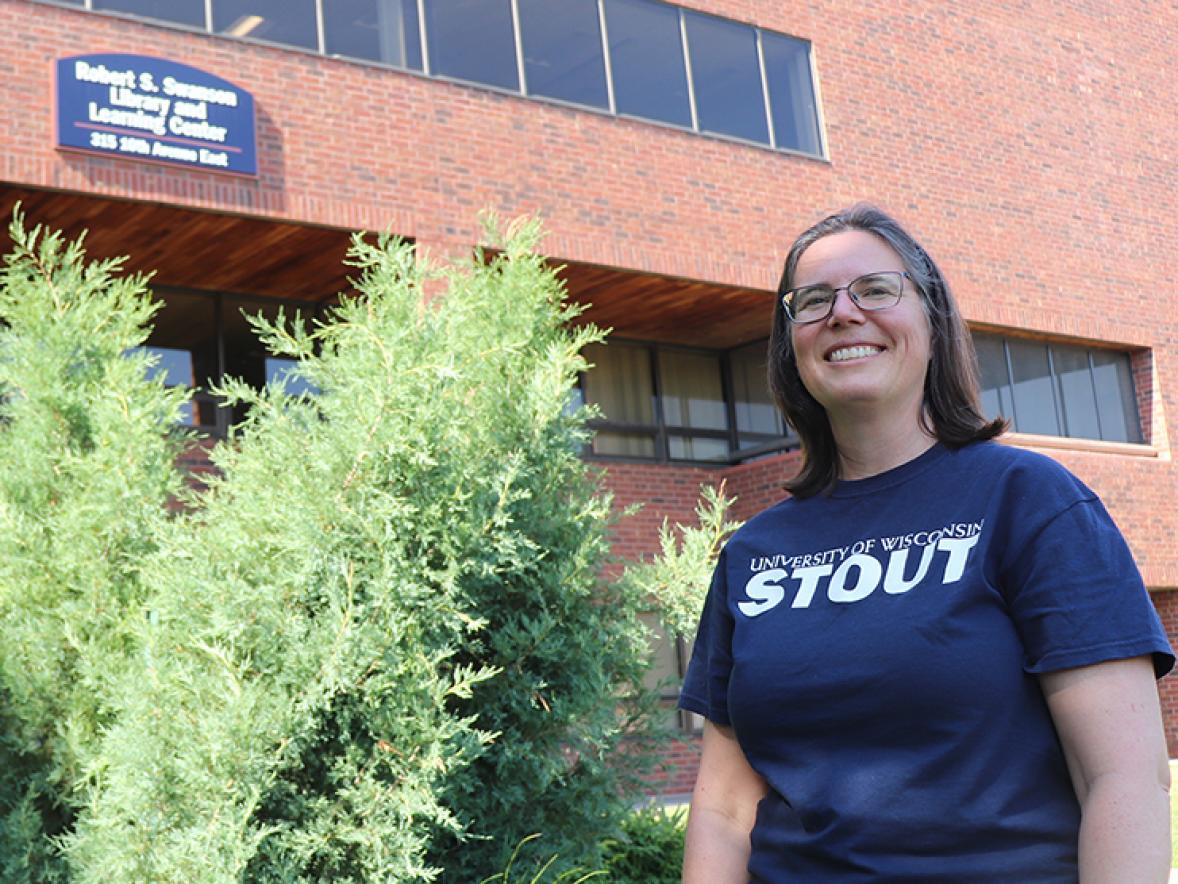 Ann Vogl, UW-Stout systems librarian, received the 2020 University Library’s Barnard Outstanding Service Award.