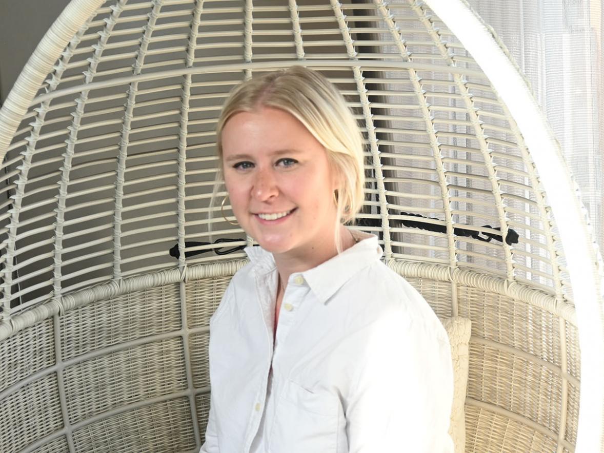 Lauren Carlson, online management graduate.