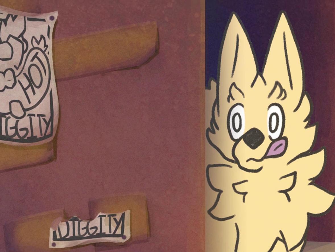 The short, animated film “Hot Diggity” was created by Danielle Pedersen, who graduated from UW-Stout last May using characters she first drew as a child. The film won Best Animated Short in the Red Cedar Film Festival that is going to be held virtually this month.