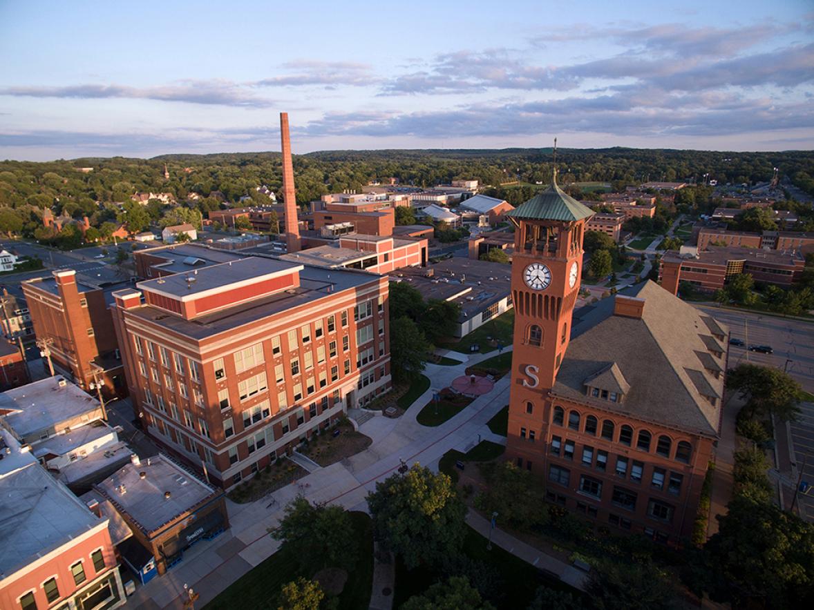 UW-Stout aerial picture