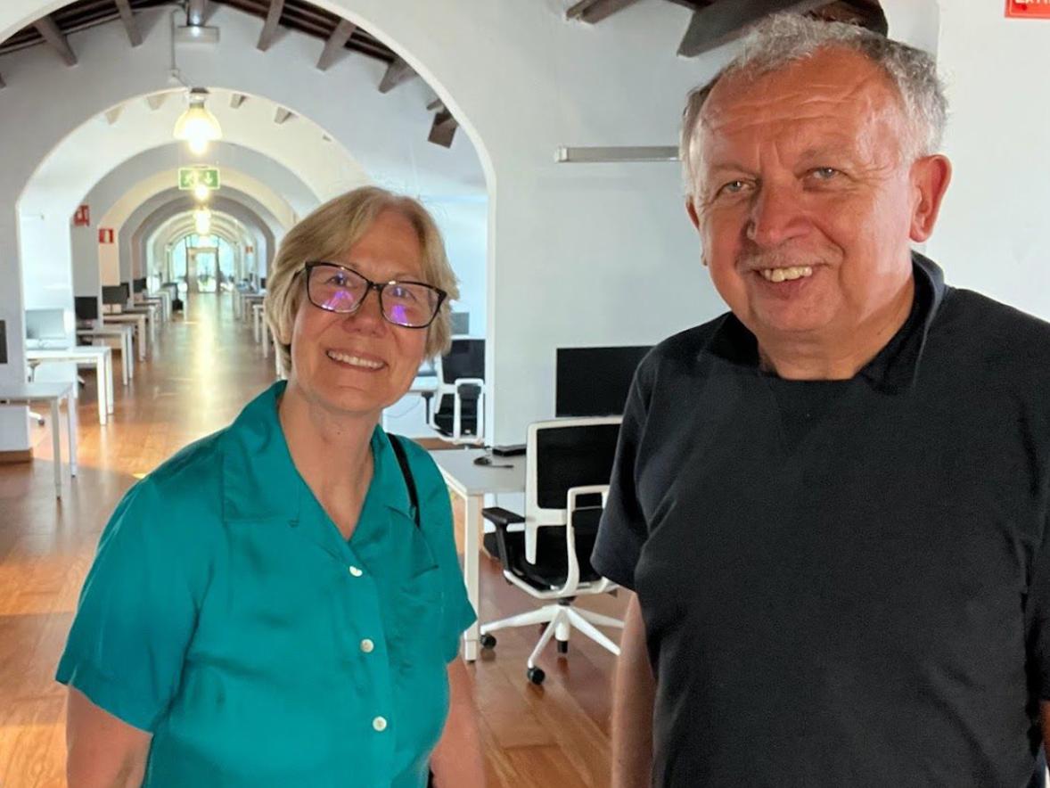 Professors Josep Blasquez, Mary Spaeth, and Ihor Katernyak
