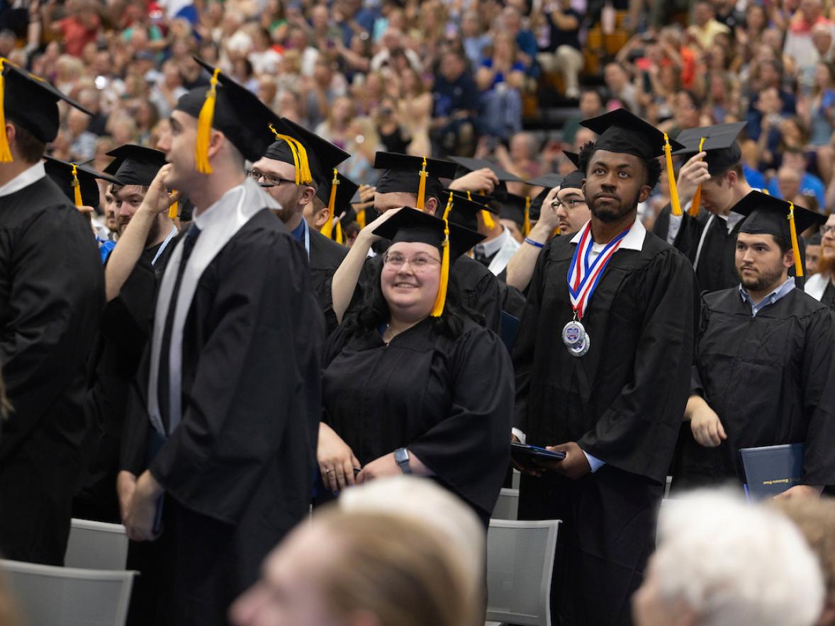 The 2025 spring commencement at UW-Stout.