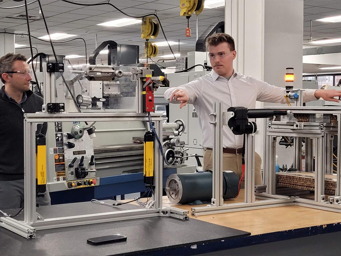 All stacked up: Ashley Furniture-sponsored project results in ‘better product’ developed by engineering seniors Featured Image