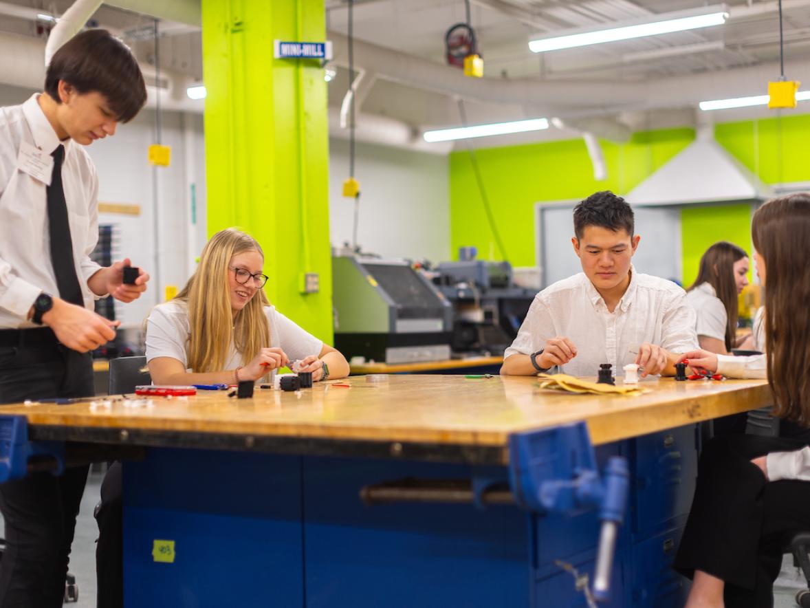 Career-connected learning: SkillsUSA brings nearly 400 middle, high school students to UW-Stout Featured Image