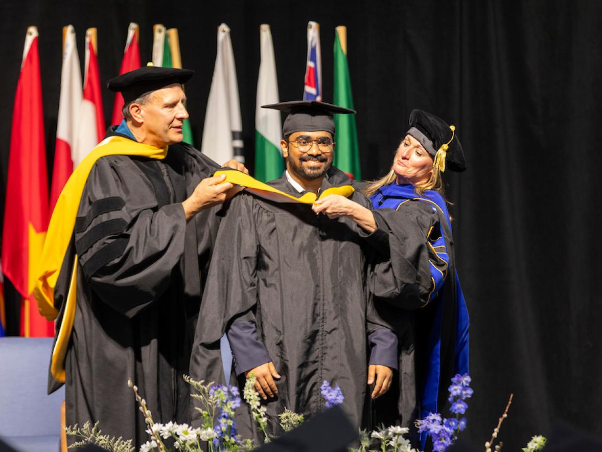 Inspiring Graduate: Justin George, M.S. Applied Computer Science Featured Image