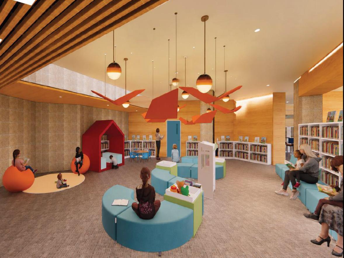 Menomonie Public Library spaces reimagined for the future by interior design majors at UW-Stout Polytechnic Featured Image