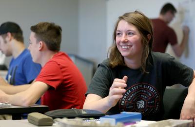 UW-Stout students in a Psychology of Video Games course.