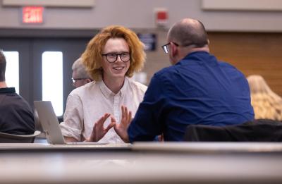 Students and professionals meet at Portfolio Preview Day