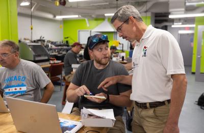 WiFAB summer training instructor and participant