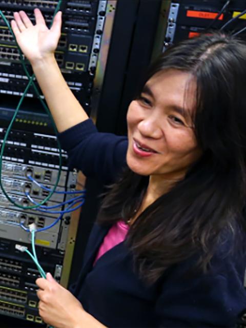 Holly Yuan, director of the computer networking and information technology program