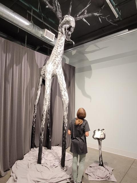 Disquiet Dream sculpture at Rassbach Museum